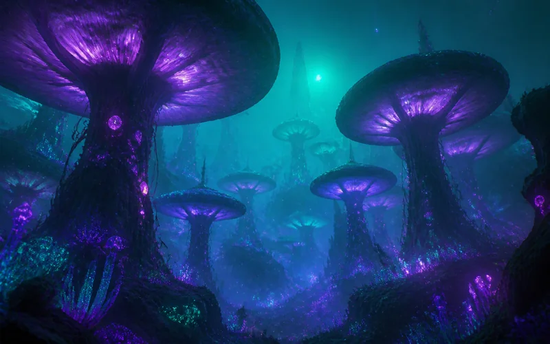 Mushroom Forest biome preview